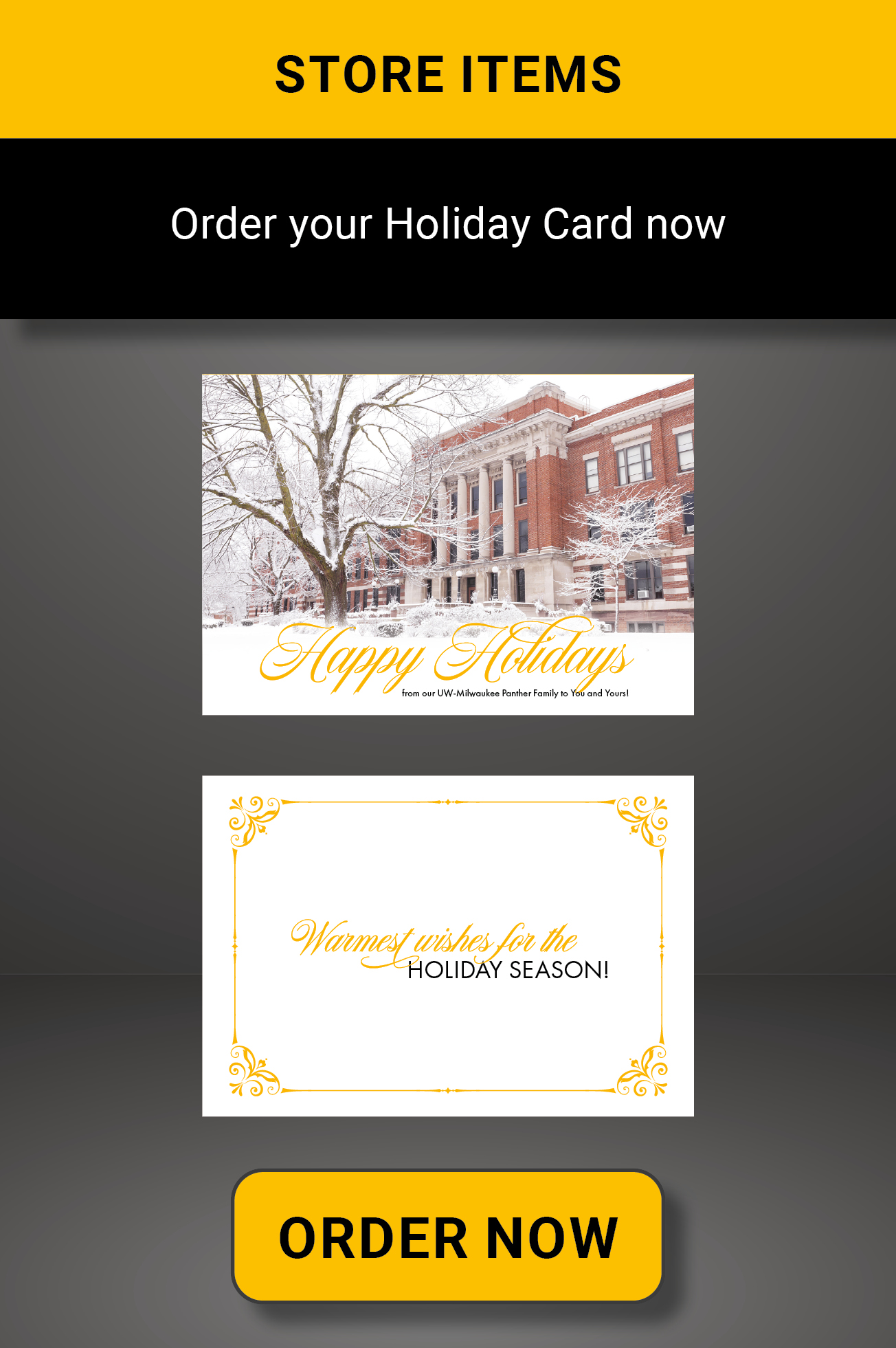 Order Store Items such as preprinted cards, paper, and pads